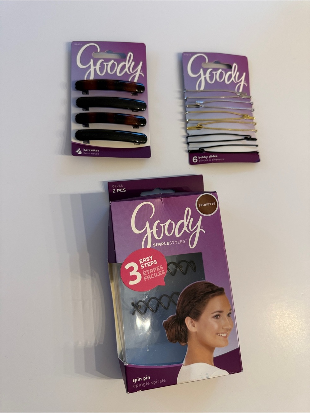 Goody Hair Accessory Set with Black, Gold, and Brown Pieces